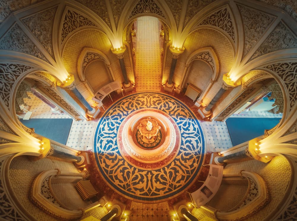 Ornate Islamic Interior Design by Manuel Ponce Luque — canvas wall art