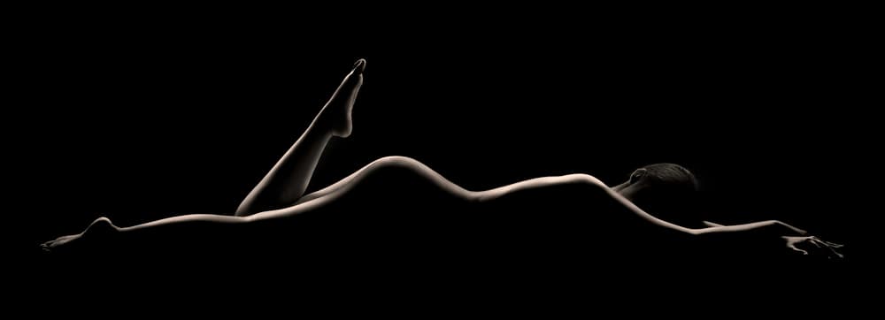 Graceful Body Silhouette by Heru Sungkono — canvas wall art