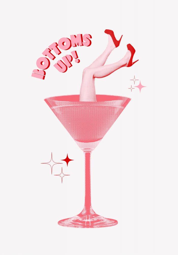 Martini Mischief by Athene Fritsch — canvas wall art