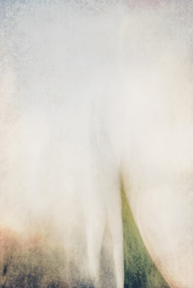 Ethereal White Form by Imaginative — canvas wall art