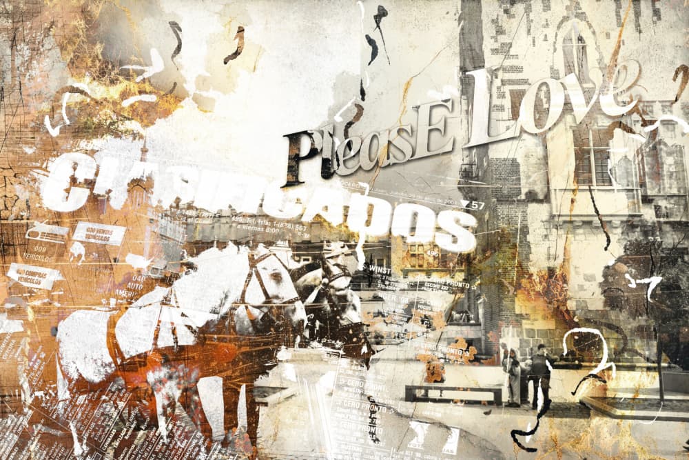 Chicago Please Love by Rafal Kulik — canvas wall art