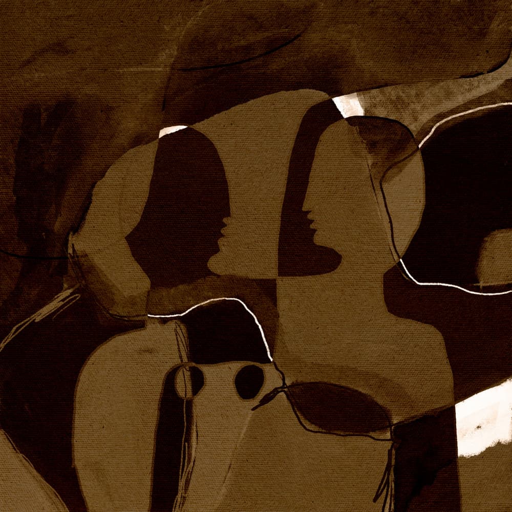 Becoming 2 by Shatha Al Dafai — canvas wall art