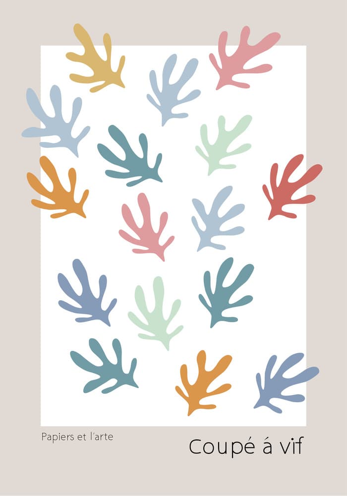 Organic Cutout Leaves by Pictufy Studio II — canvas wall art