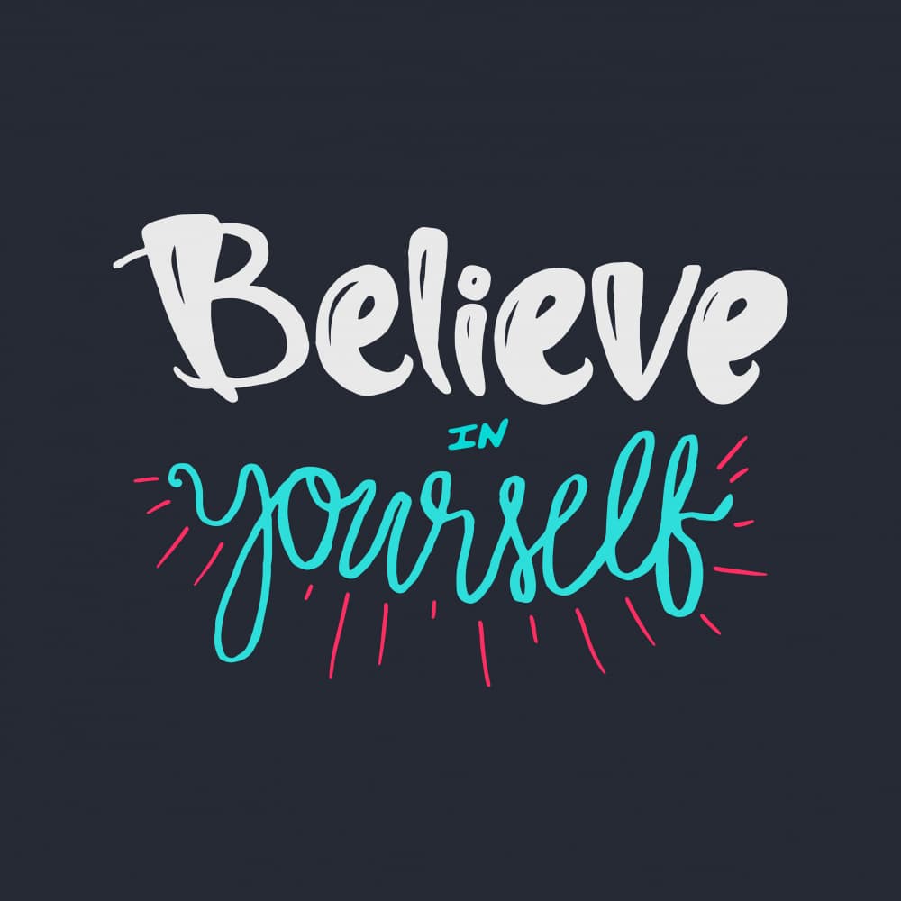 Believe In Yourself by Marika Barsrsind — canvas wall art