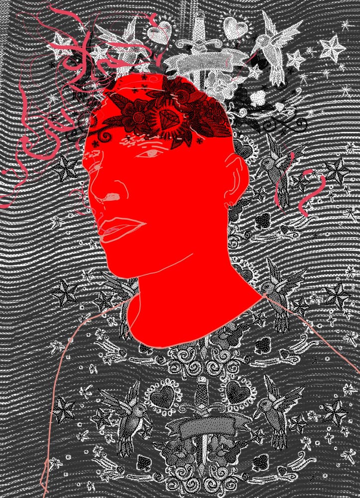 Creative Mind Portrait by XHOZUCAN — canvas wall art