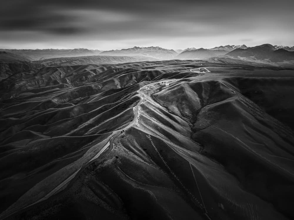 Vast Mountain Pass by Irene Wu — canvas wall art