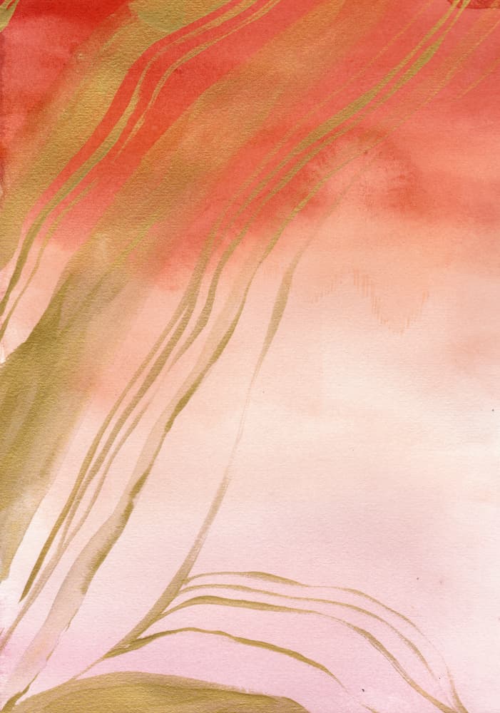 Flowing Golden Curves by Christine Lindstrom — canvas wall art