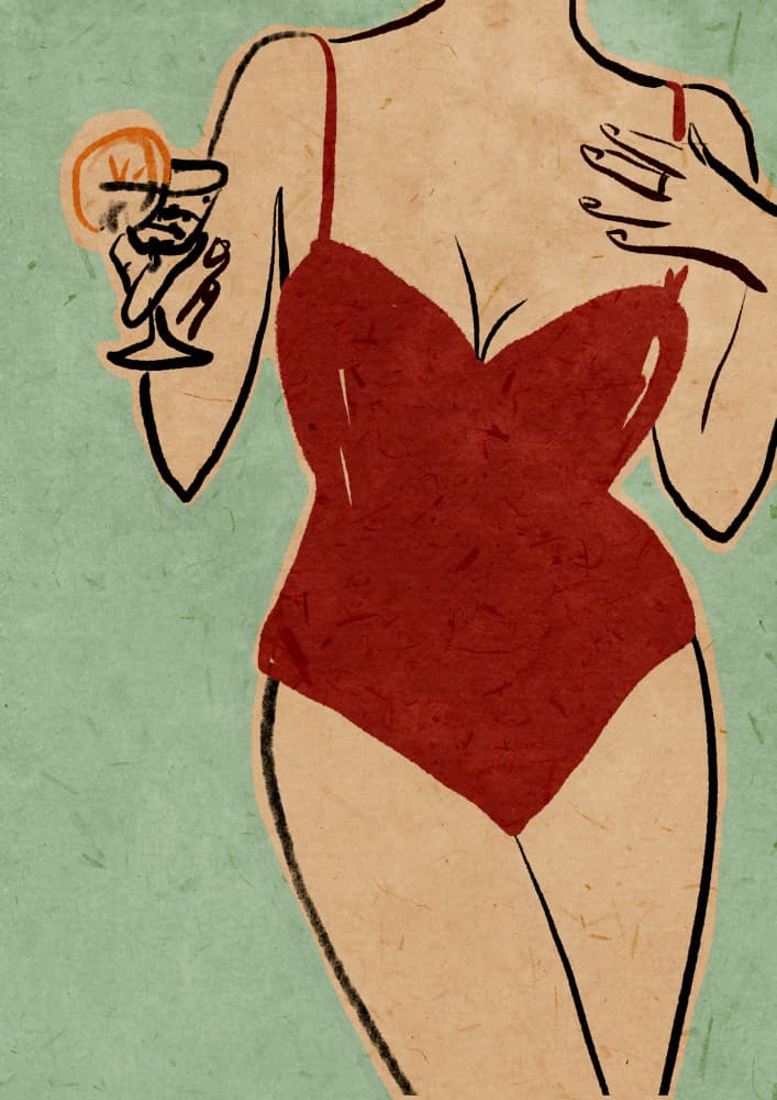 Beach Girl by Raissa Oltmanns — canvas wall art