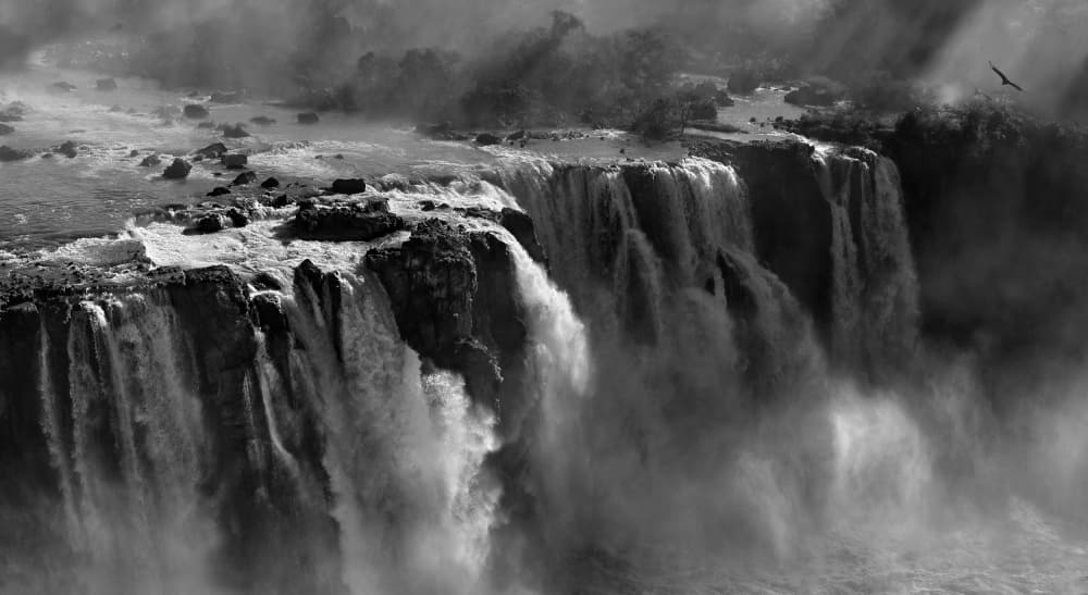 Grand Waterfall Mist by Zan Zhang — canvas wall art