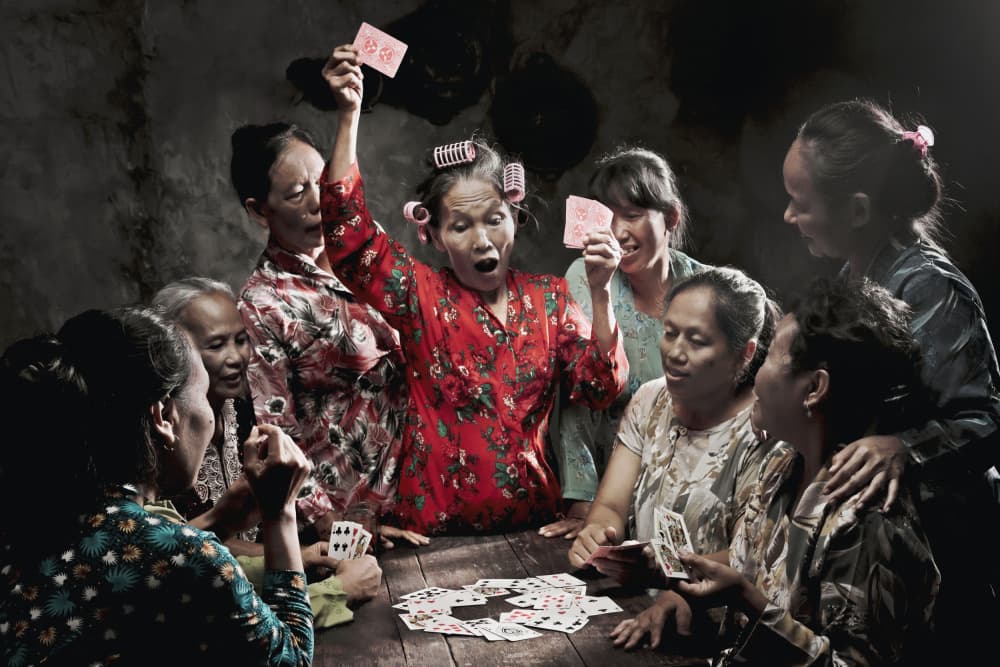 Joyful Card Game by Gatot Herliyanto — canvas wall art