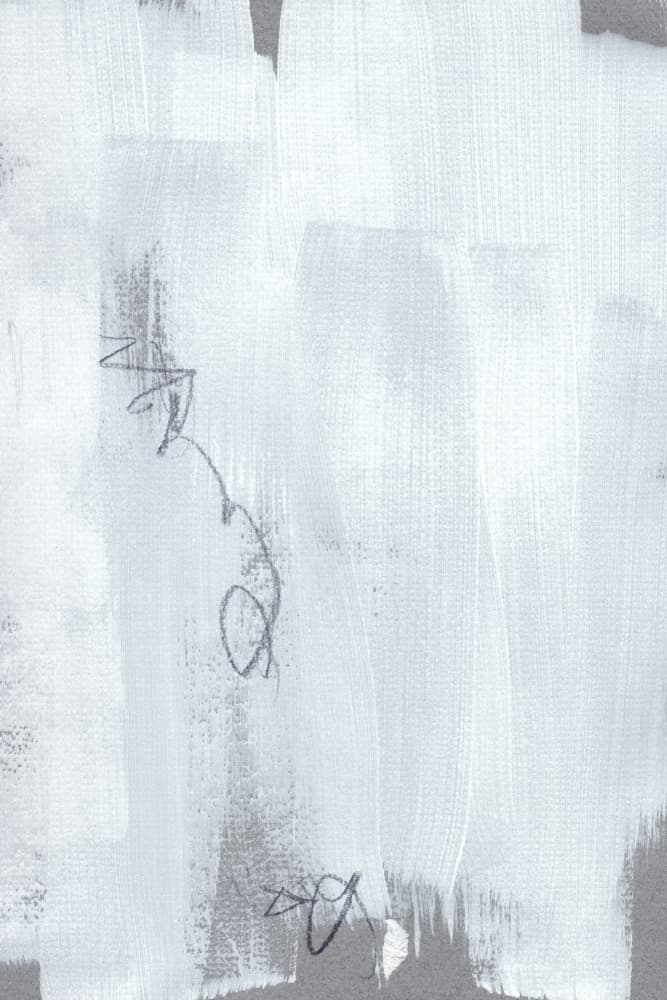 Echoes in White and Graphite by uplusmestudio — canvas wall art