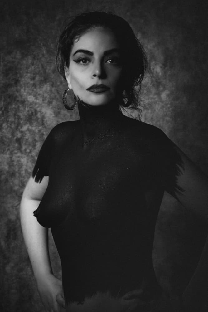 Elegant Monochrome Woman by Glamour Studio — canvas wall art
