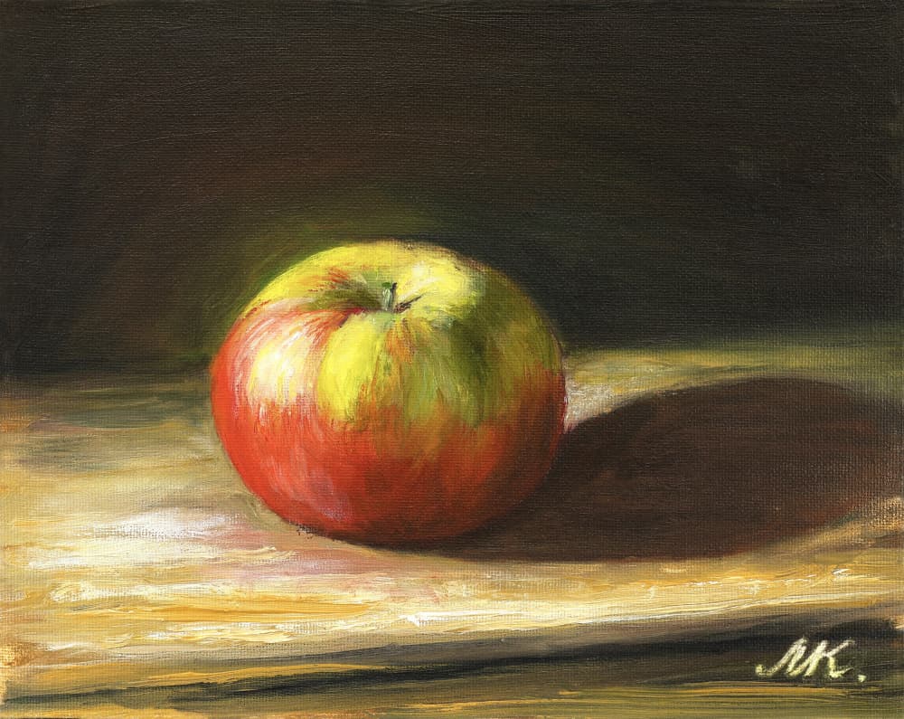 Vibrant Apple Still Life by Marina Kozyr — canvas wall art