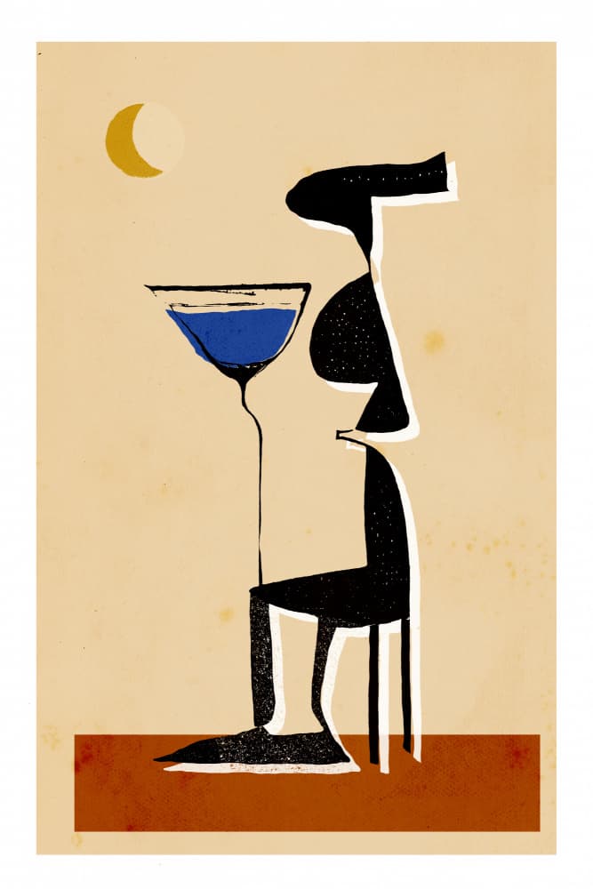 Moonlit Martini by Treechild — canvas wall art