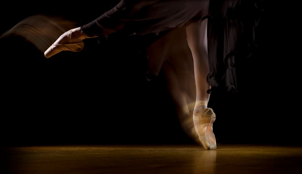 Ballerina Graceful Motion by Howard Ashton-Jones — canvas wall art