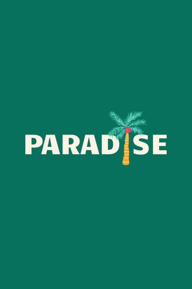 Paradise Palm Tree by Karen Menzenbach — canvas wall art