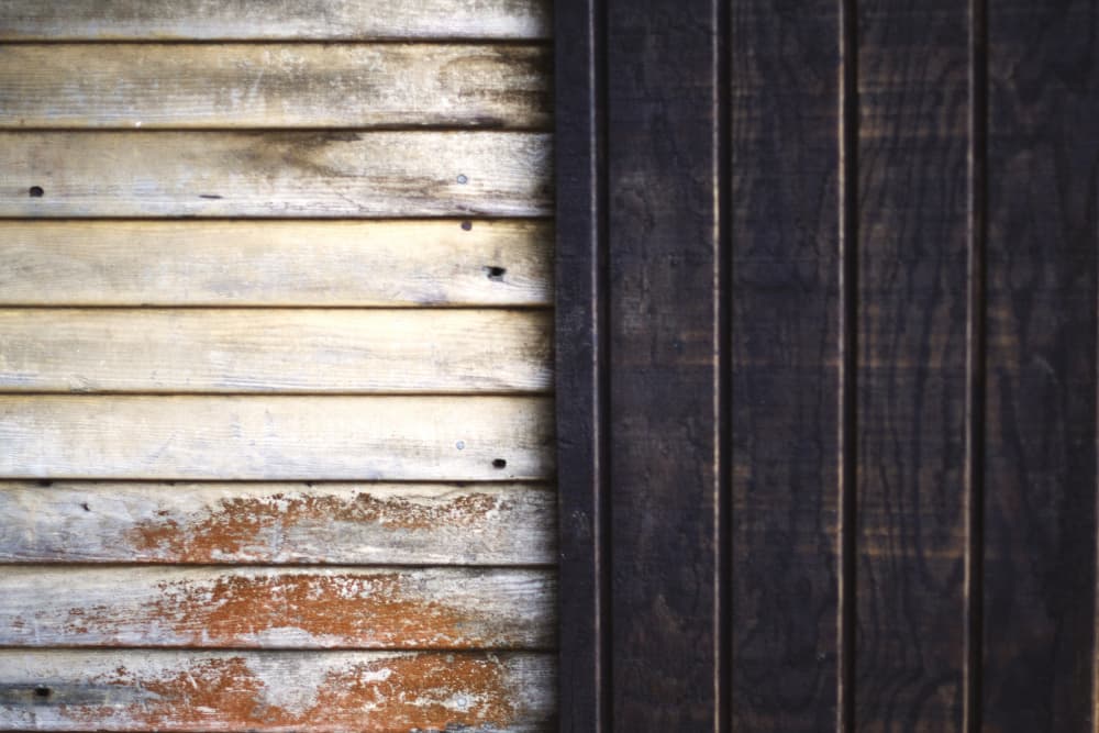 Weathered Wood Contrast by Tim Mossholder — canvas wall art