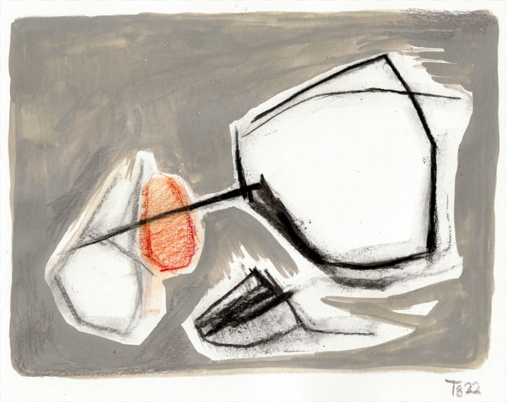 Modern Abstract Forms by Tore Bahnson — canvas wall art