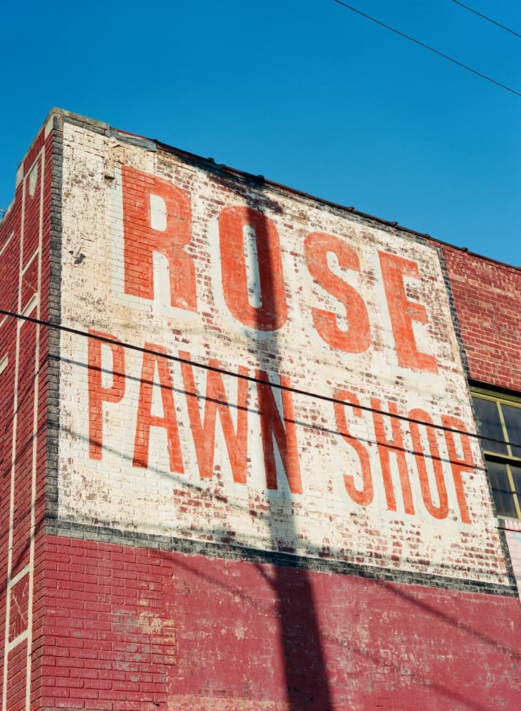 Old Rose Pawn Shop by Bethany Young — canvas wall art