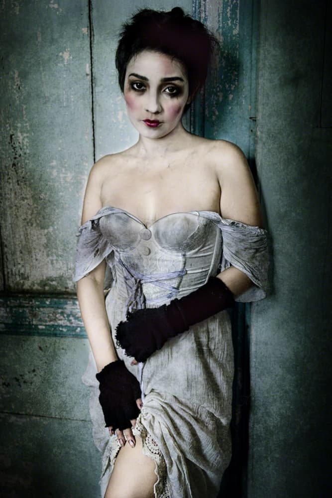 Pensive Gothic Beauty by Tuchi Imperial — canvas wall art