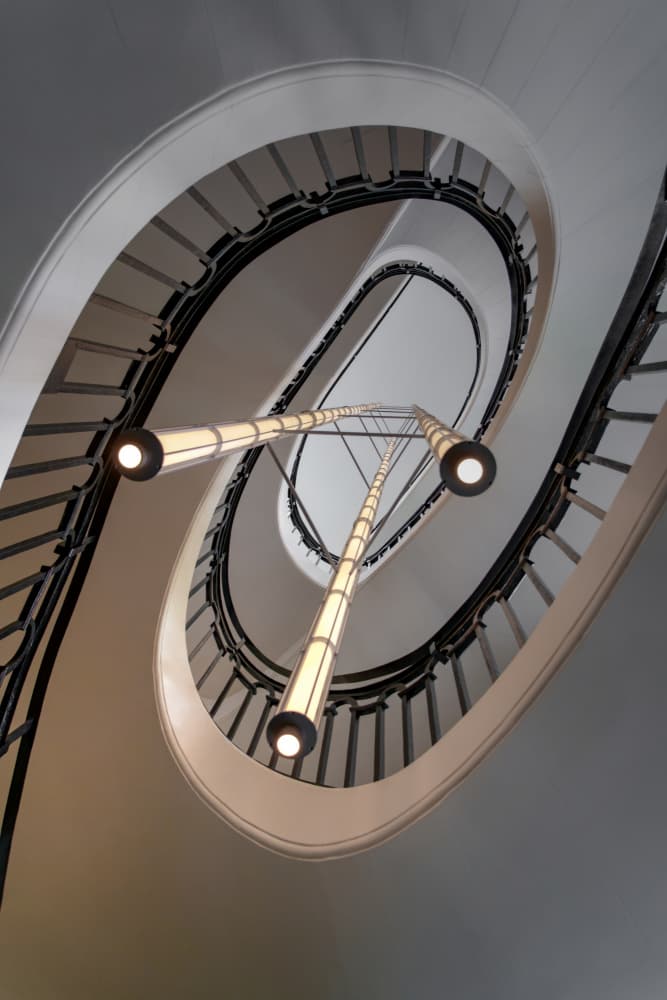 Elegant Spiral Ascent by Isabelle DUPONT — canvas wall art