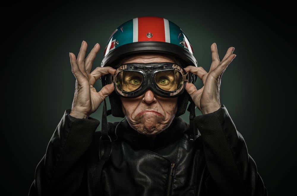 Quirky Goggles Portrait by Marc Sabat — canvas wall art
