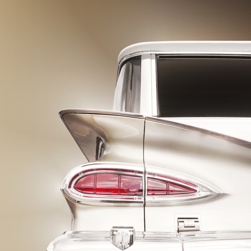 Classic Car Fin by Beate Gube — canvas wall art