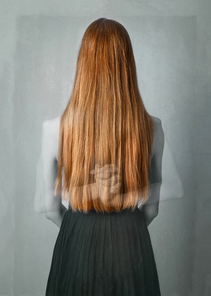Ethereal Redhead Back by Joanna Ras — canvas wall art