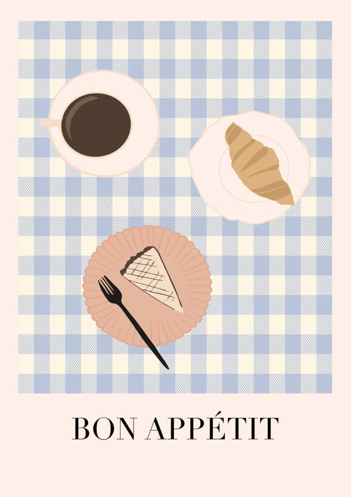Sweet Parisian Breakfast by Talitha McQueen — canvas wall art
