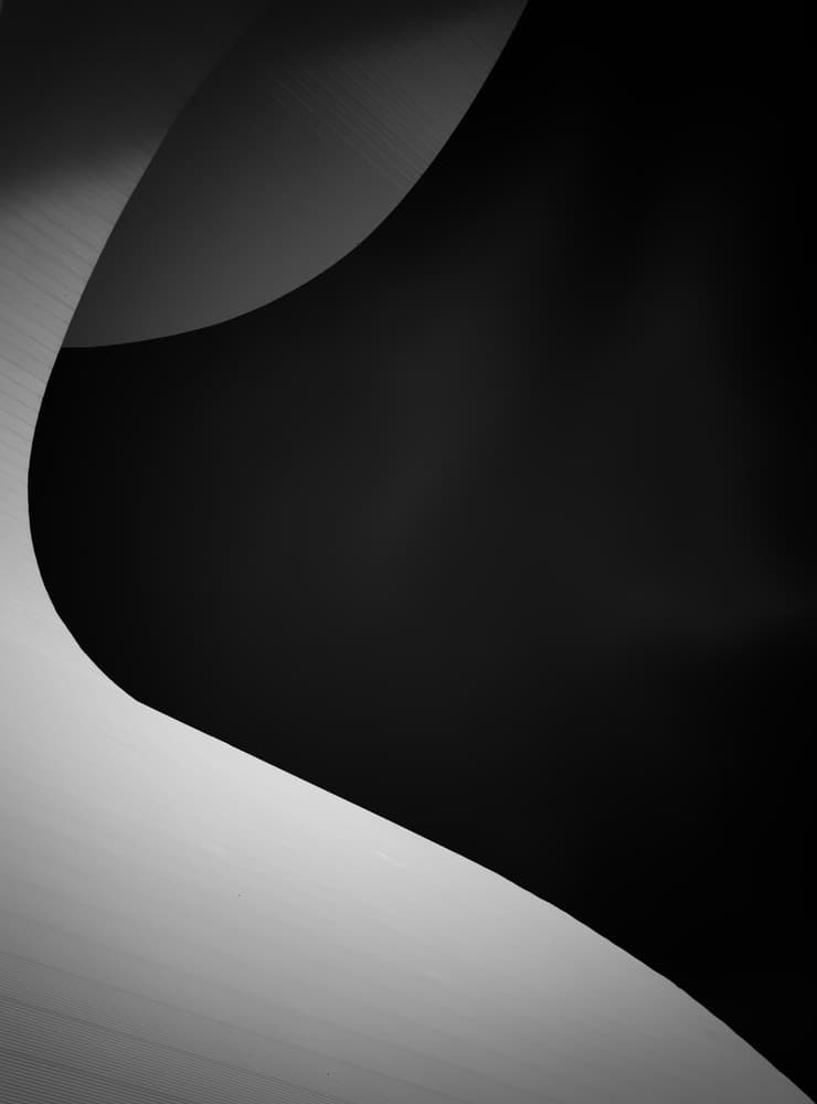 Sleek Abstract Curves by Jeroen van de Wiel — canvas wall art