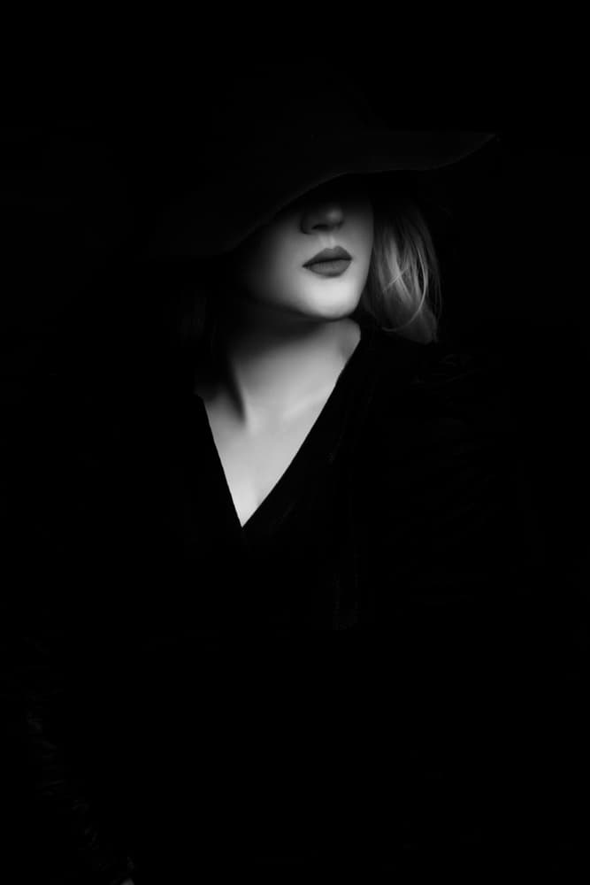Mysterious Woman In Shadow by Saeed Zamani — canvas wall art