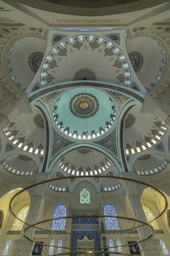 Grand Mosque Dome by Oskar Baglietto — canvas wall art