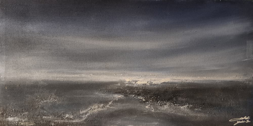 Vast Cloudy Seascape by Yuli Saputra — canvas wall art