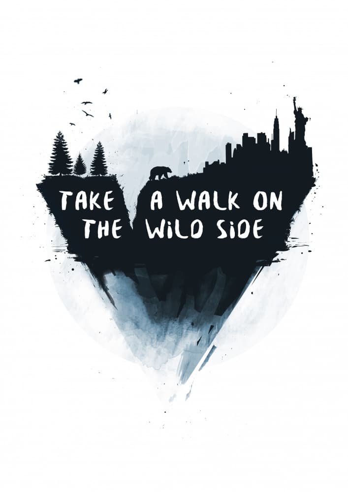 Walk The Wild Side by Balazs Solti — canvas wall art