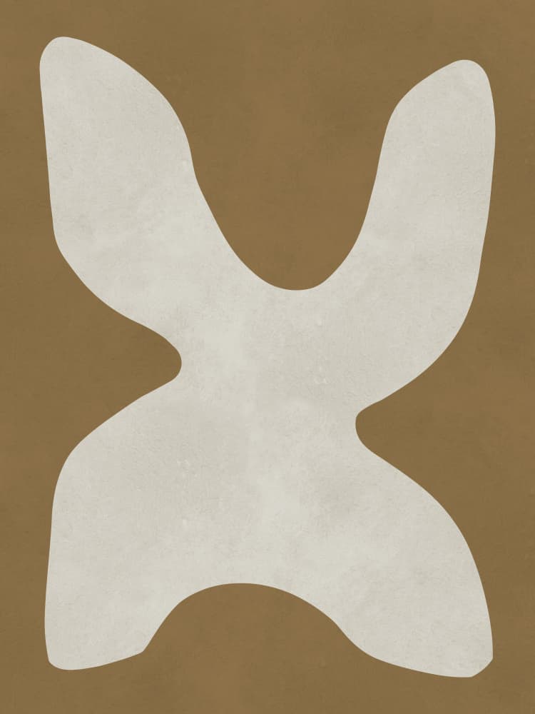 Organic Abstract Shape by Vitor Costa — canvas wall art