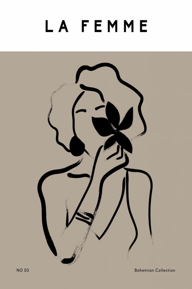 Lafemme(portrait) by Treechild — canvas wall art