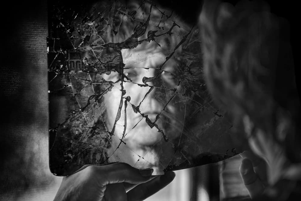 Broken Self Reflection by Claudio Moretti — canvas wall art