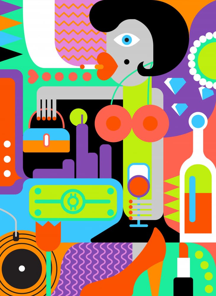 Vibrant Pop Art Lifestyle by Artem Pozdniakov — canvas wall art