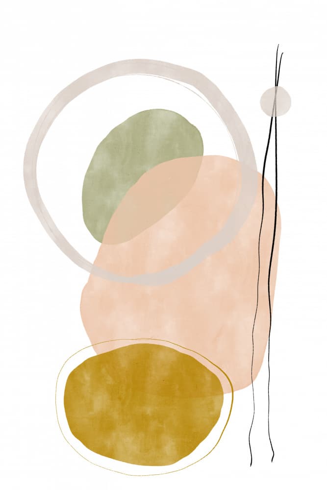 Abstract Harmony by Treechild — canvas wall art