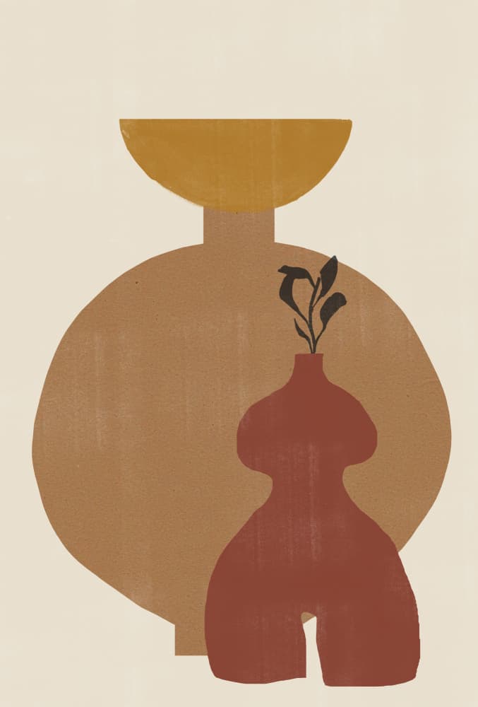 Vase No10. by THE MIUUS STUDIO — canvas wall art
