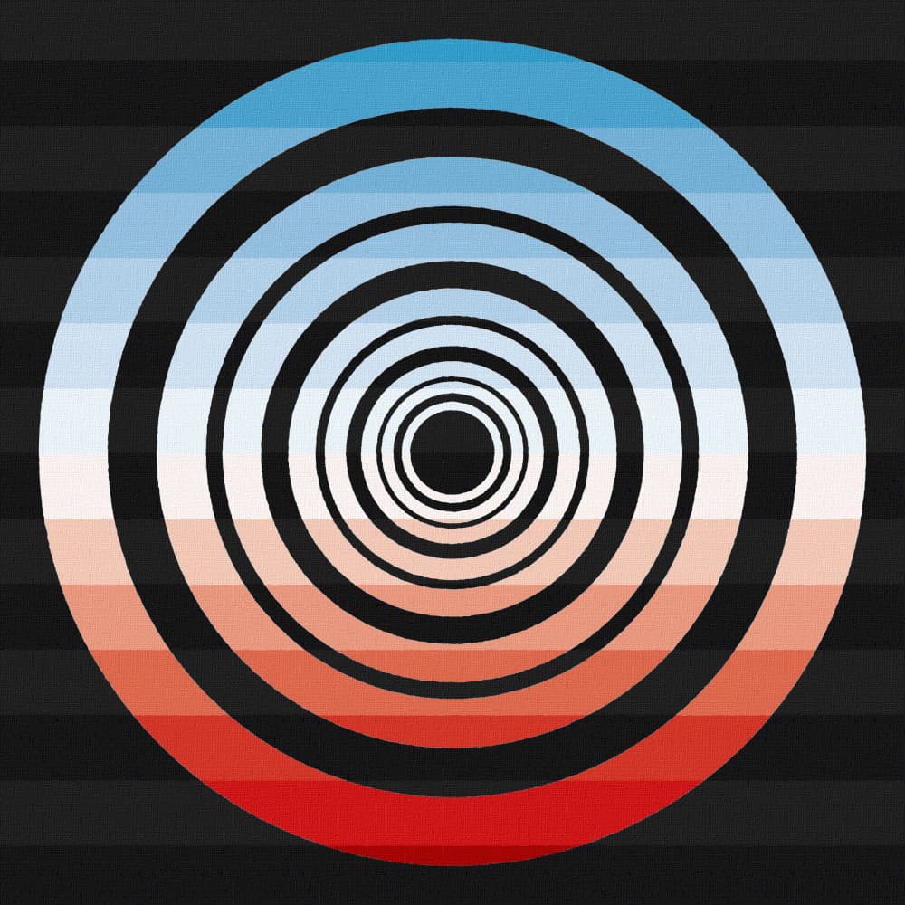 Optical Gradient Tunnel by Rafa Mateo — canvas wall art
