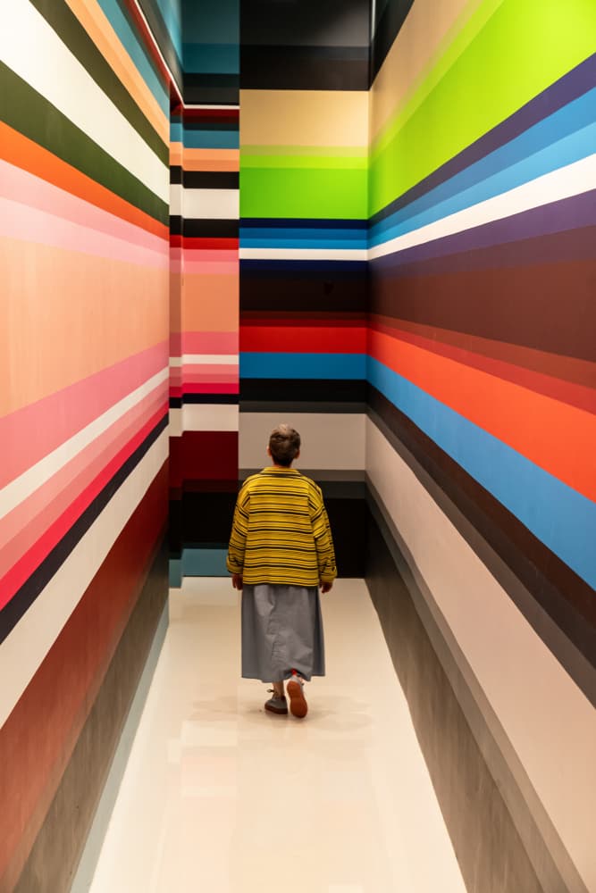 Walking Through Color by Luc Vangindertael (laGrange) — canvas wall art
