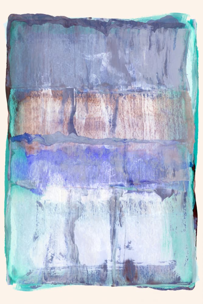 Faded Abstract Layers by cartissi — canvas wall art