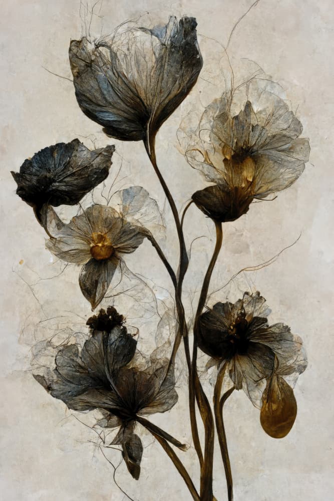 Ethereal Petals by Treechild — canvas wall art