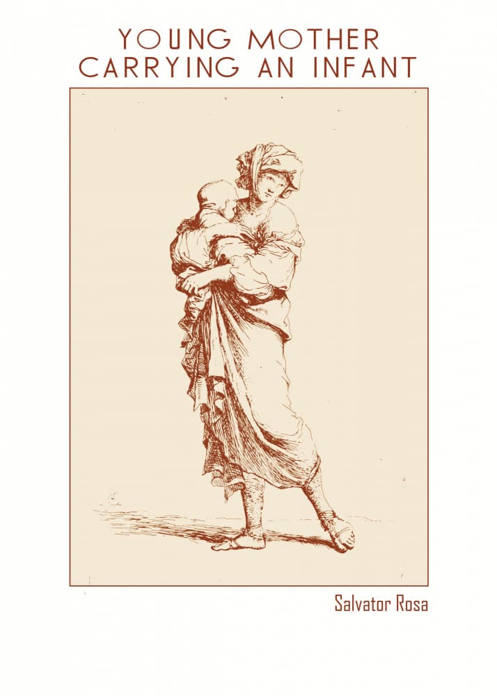 Young Mother Holding Infant by Doa Project — canvas wall art