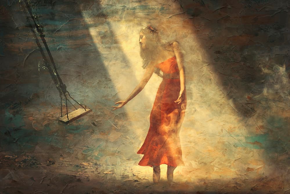 Woman in Golden Light by Sebastian Kisworo — canvas wall art