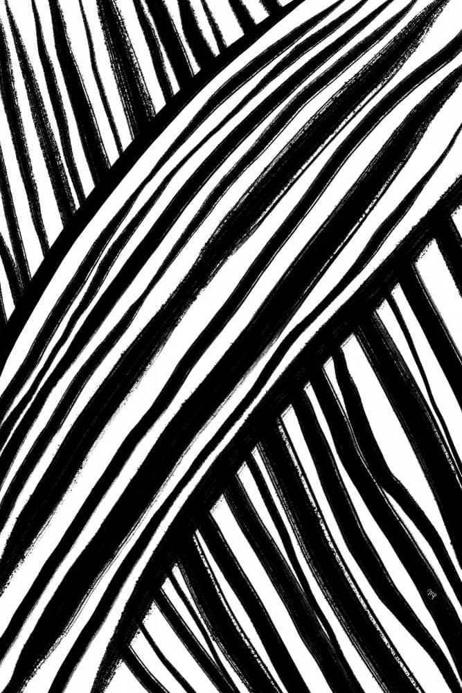 Abstract Intersecting Stripes by Martina — canvas wall art