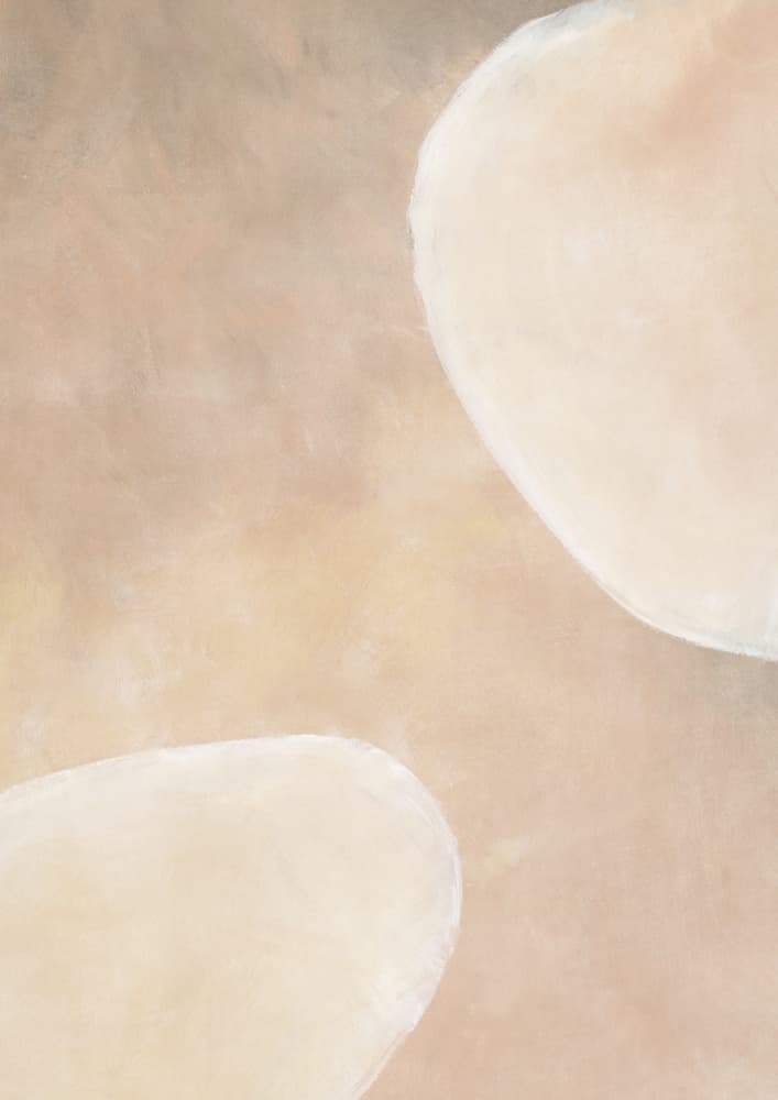 Soft Organic Shapes by Rosana Laiz Blursbyai — canvas wall art