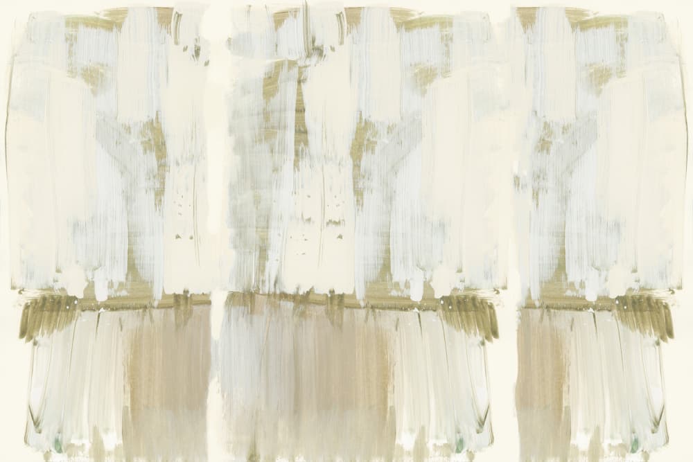 Muted Brushstroke Reflection by cartissi — canvas wall art