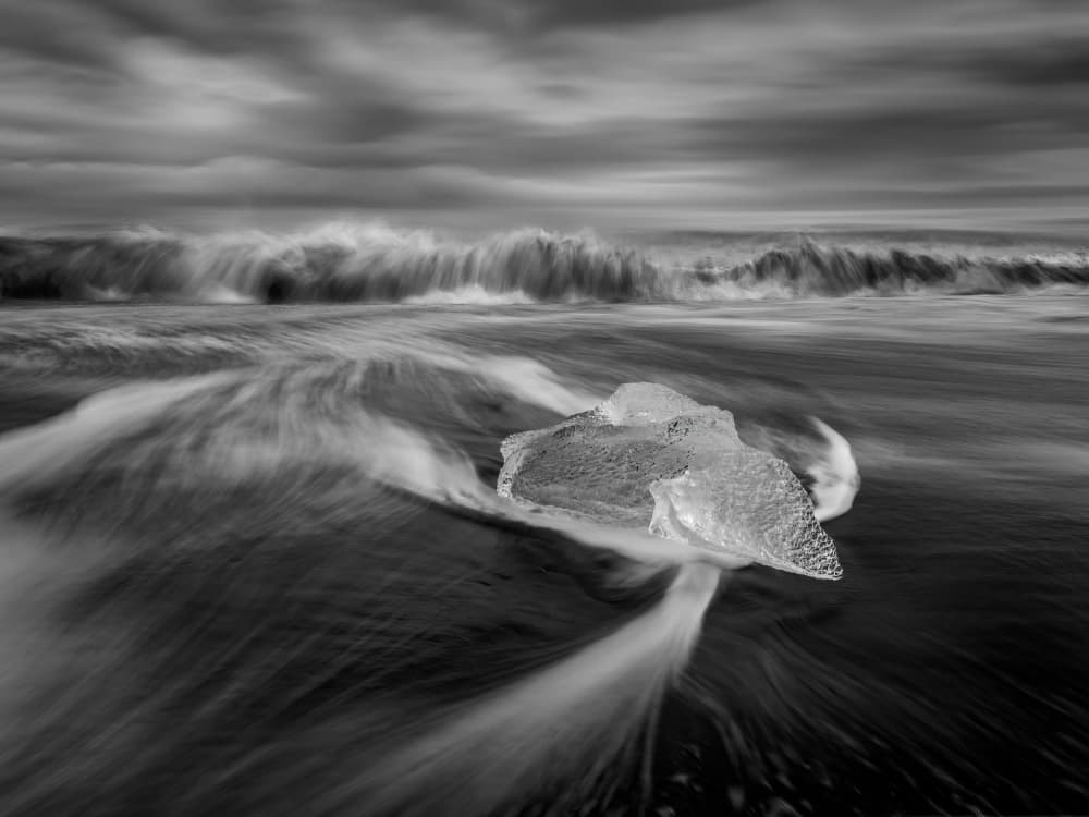 Glacial Ice Beach by Irene Wu — canvas wall art